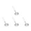 4Pcs Camping Foldable Silver Spoon Multi-Functional Cooking Utensils 10