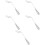5Pcs Right-Hand Angled Lightweight Fork For Eating Assistance 7