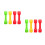 2Pcs Small Plastic Dumbbells for Children Exercise Barbells Assorted 10