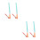 4Pcs Guzheng Wiping Tools Plastic Handle Delicate Cleaning Accessories 7