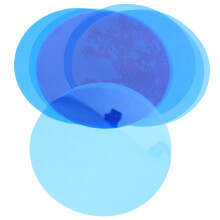 75Pcs Blue Selfadhesive Headlight Color Filter Pet Film for Lamp Light