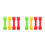 2Pcs Small Plastic Dumbbells for Children Exercise Barbells Assorted 7