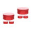6Pcs Versatile Red Round Tin Storage Boxes for Candy Cookies Snacks 10