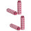2 Pairs Child Alloy Red Scooter 7