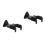 2Sets Black Guitar Display Rack Wall Mount Plastic Metal 8