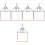 5Sets Iron Parrot Stand with Stable Base for Indoor Training and Play 4
