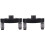 2Sets Straight Hole Drill Locator Durable Woodworking Positioner Black 3