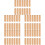 250Pcs Chocolate Kraft Paper Boxes Lipstick Packaging for Storage Use 6