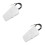 2Pcs Ceramic Forming Machine Foot Pedal ABS Material Handsfree Control 7