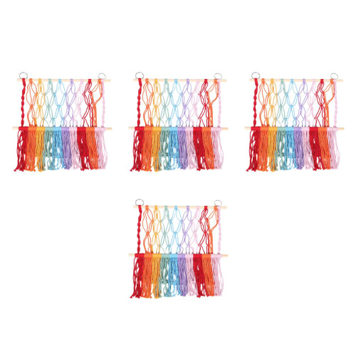 4Pièces Filet De Rangement En Coton, Décor Boho Pour D’enfant 2