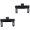 2Sets Straight Hole Drill Locator Durable Woodworking Positioner Black 4