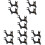 12Pcs Adjustable Black Disc Brake Adapter for Bike Frame Modification 6