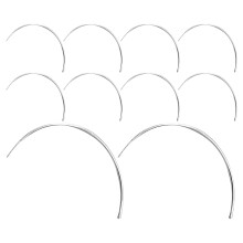 100Pcs Silver Curved Sewing Needles Big Eye Hand Sewing for Weaving
