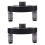 2Sets Straight Hole Drill Locator Durable Woodworking Positioner Black 6