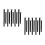 20Pcs Black Nylon Bike Wheel Straps Durable Adjustable Rack Tie-Downs 8
