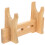 4Pcs Bamboo Cutter Organizer Beige Kitchen Cutter Stand Sturdy Storage 1