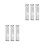 6 Pcs Trumpet Button Piston Springs Instrument Accessories Silver 7