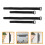 20Pcs Black Nylon Bike Wheel Straps Durable Adjustable Rack Tie-Downs 11