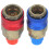 1 Pair Adapter Hose Fitting Quick Couplers AC Connectors Copper 6