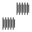20Pcs Black Nylon Bike Wheel Straps Durable Adjustable Rack Tie-Downs 6