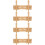 4Pcs Bamboo Cutter Organizer Beige Kitchen Cutter Stand Sturdy Storage 9