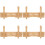 4Pcs Bamboo Cutter Organizer Beige Kitchen Cutter Stand Sturdy Storage 7