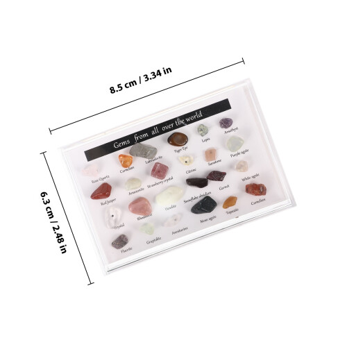 1 set mineraalstenen natuursteen sierobject als geschenk 1