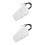 2Pcs Ceramic Forming Machine Foot Pedal ABS Material Handsfree Control 8