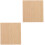20Pcs Unfinished Bamboo Rectangular Cutouts DIY Decor Gift Tags 3