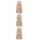 3St Beige Beelden Voor Hekpalen 8
