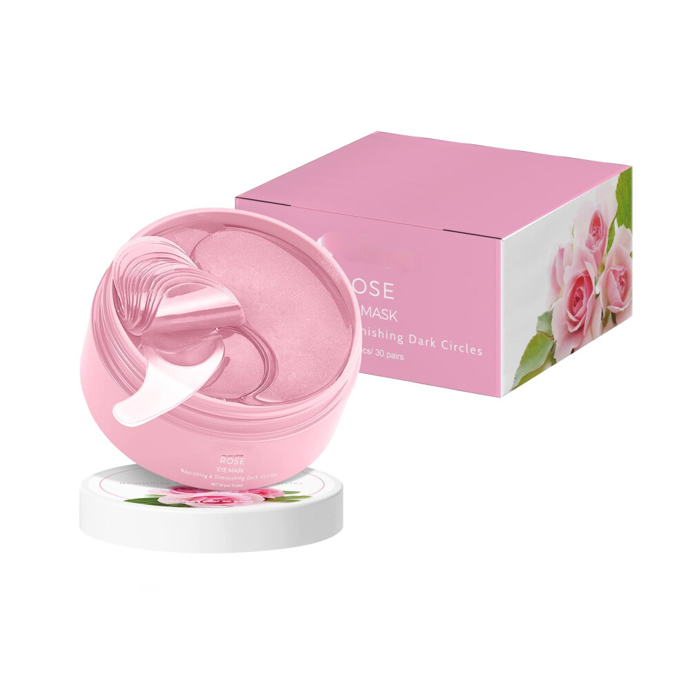 Dark Rose Eye Mask Hydrating Under Eye Patches Reduce Circles Puffiness And Fine Lines