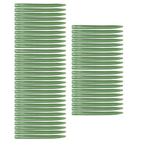 Anti-Tangles-Ärmel, Gummispitze,-Grün 5,5 cm 50 Stück