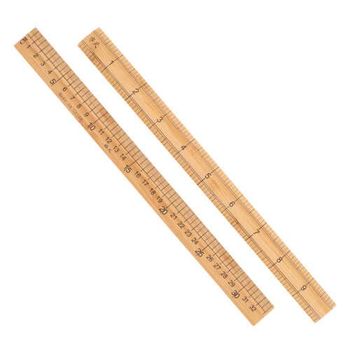 10 Pcs Wooden Ruler With Double Sided Scale For Sewing 2