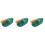 3St Donkergroene Plastic Dumpling Pers Voor Makkelijk Deegvormen 3