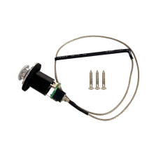 Electronic Guitar Endpin Cover Set Secure Connection for-Silver