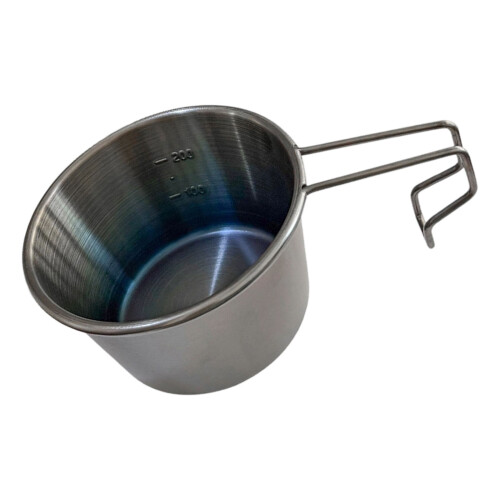 Camping Bowl 200ml Outdoor Cookware-Titanium plated mode