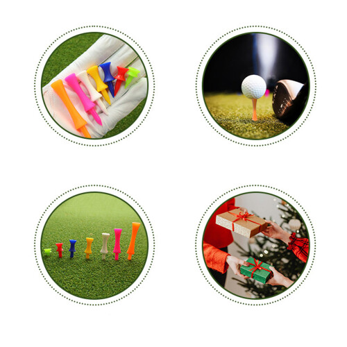 10pcs Golf Practice Markers Strong ABS TPR For Beginners-Red 2