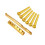 Brass Guitar Nut Saddles Set 43.2mm 74mm Precisions Fit String 1