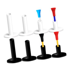 12pcs Large Castles Plastic Golfs Practice Tees Adjustable Golfs