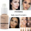 Concealer Foundation Πλήρης Κάλυψη Απαλό Ματ Έλεγχος Λάδι Ματ Εφέ Αδιάβροχο Μακιγιάζ, 6