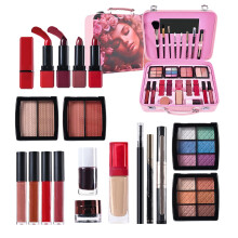 Makeup Kit for Beginners with LongLasting Eyeshadow and Matte Lipstick Set for Teens and Ladies