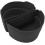 Silicone Insert Slow Cooker 6 Quart, Reusable Separator for 6 Quart Slow Cooker, Kitchen Accessories in Black 2