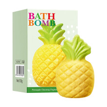 Pineapple Bath Bomb for Women with Essential Oils, FastDissolving Fizz and Deep Moisture Spa Use
