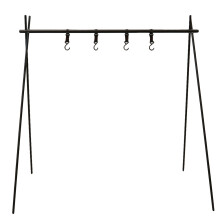 2 Count Triangular Outdoor Camping Organizing Rack Tripod