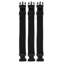 12Pcs Black Tie Down Straps with Buckle Adjustable Cargo Lashing Belts