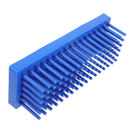 3Pcs Laboratory Blue Plastic Test Tube Stand Peg Storage Drying Rack 1