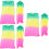 6 Pcs Belly Dance Fan Bamboo Lengthen 4