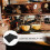 5Pcs Black Absorbent Coffee Bar Mat Nonslip Durable Kitchen Accessory 3