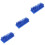 3Pcs Laboratory Blue Plastic Test Tube Stand Peg Storage Drying Rack 7