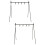2 Count Triangular Outdoor Camping Organizing Rack Tripod 7